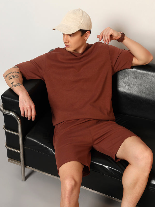Cotton-Blend Lounge Co-ord