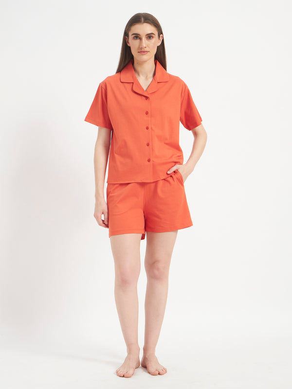 The Cotton Lapel Nightsuit