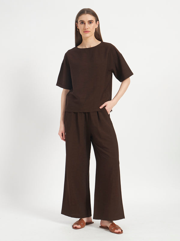 Textured Boatneck Set