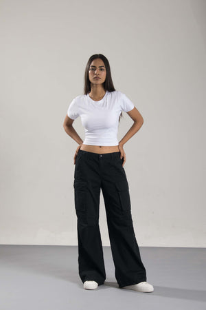 Crop Top Pack of 2 (Black & White)