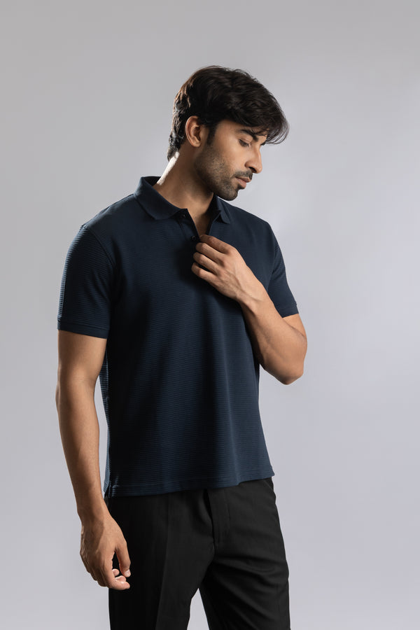 Textured Classic Polo||100% Cotton