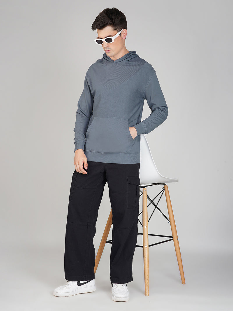 Light Knit Cotton Terry Hoodie