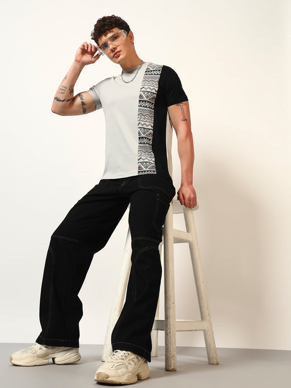 Tribal Print T-Shirt||100% Cotton