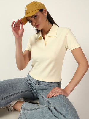 Core Cropped Polo