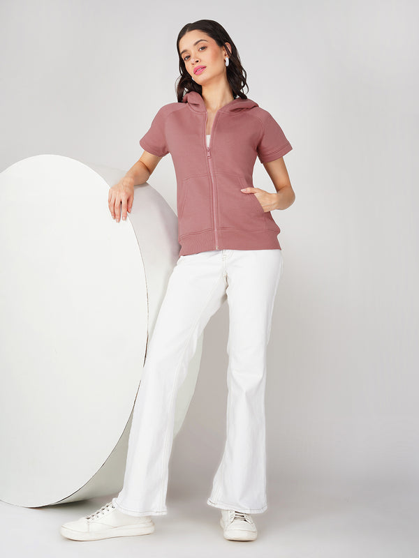 Full Zip Half Sleeve Women’s Jacket