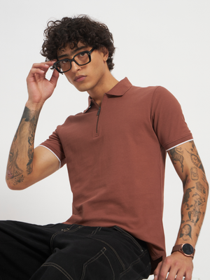 Premium Textured Cotton Polo