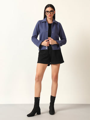 Fleece Button Down Jacket