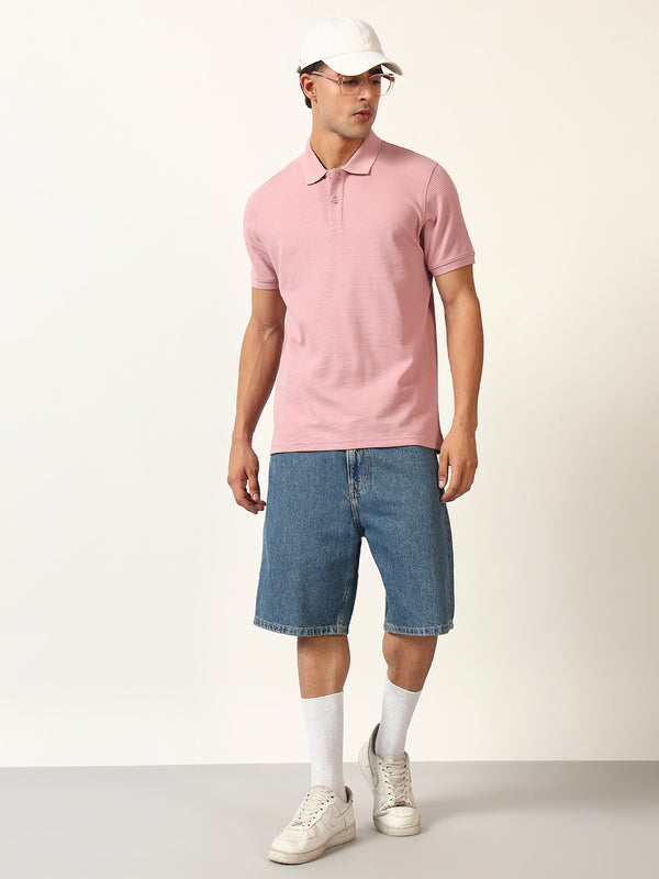 Textured Classic Polo||100% Cotton