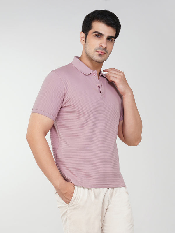 Textured Classic Polo||Men's||100% Cotton
